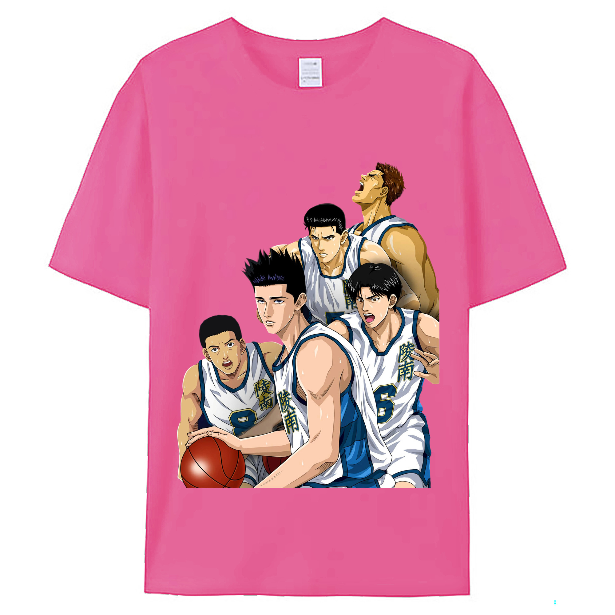 （画像用） SLAM DUNK／スラムダンク レディースカジュアルプリントTシャツ（綿100％）